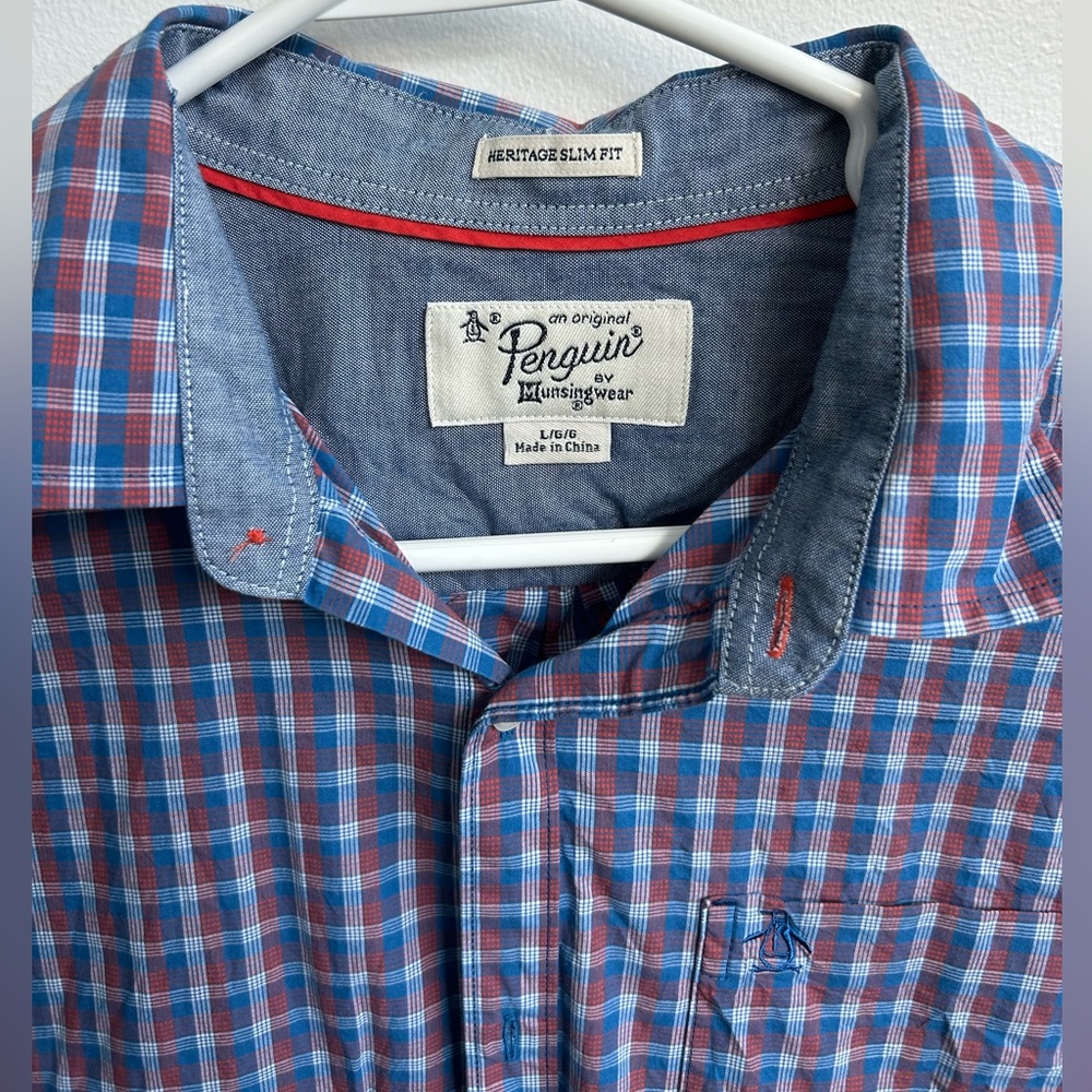 Men’s large Original Penguin button down